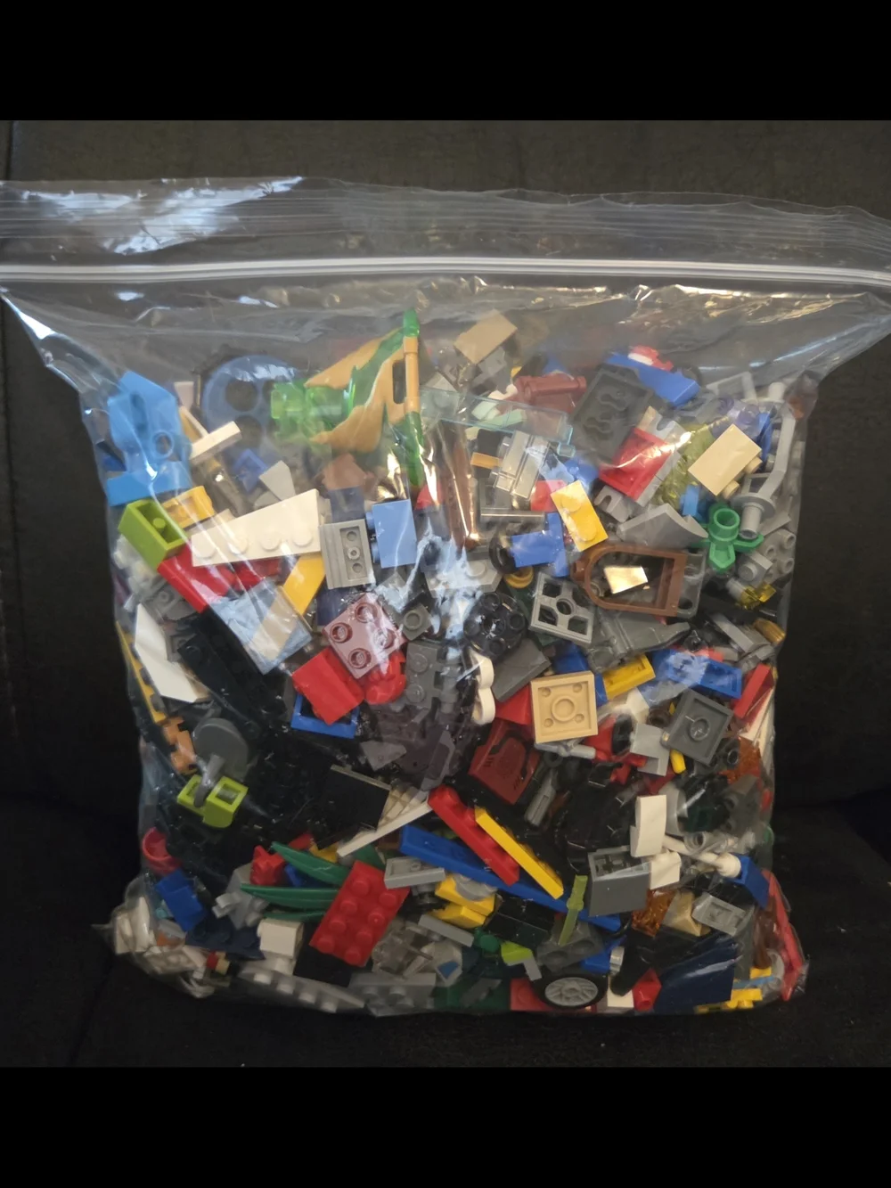 Lego Gallon Sized Bag Mixed Random Assortment Bricks, Tires, Flats, Small & Big